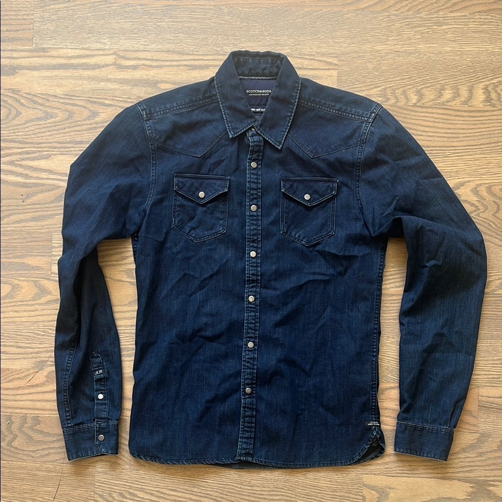 Scotch and Soda Denim Shirt Button Down
